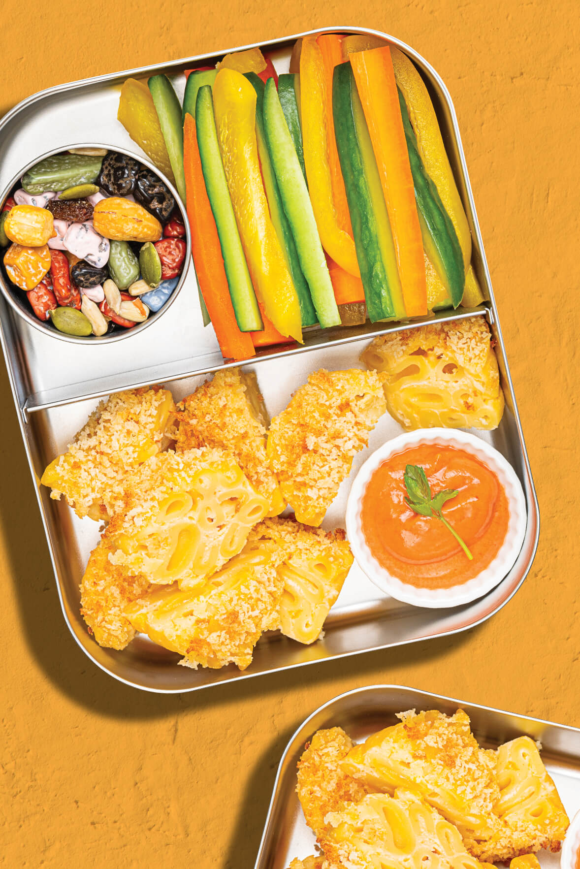 Bouchées de macaroni au fromage (mac'n'cheese)