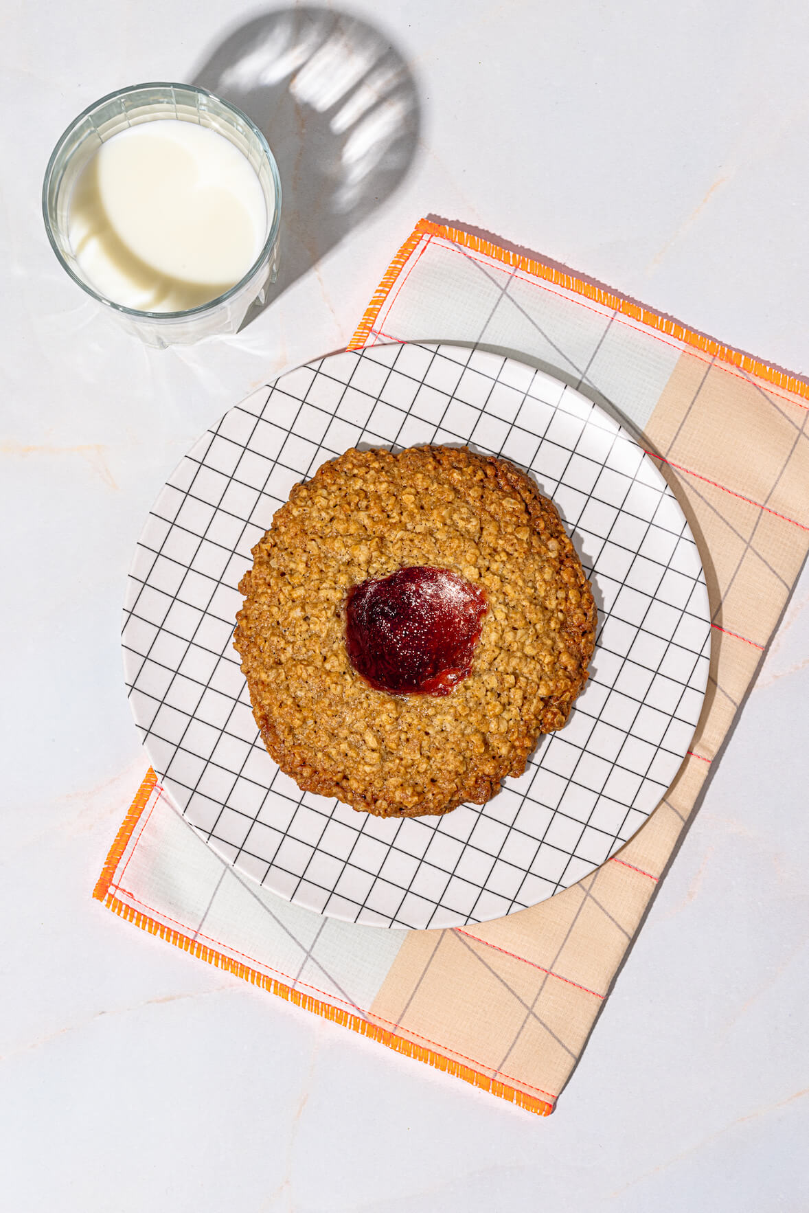 Galettes à l'avoine et confiture