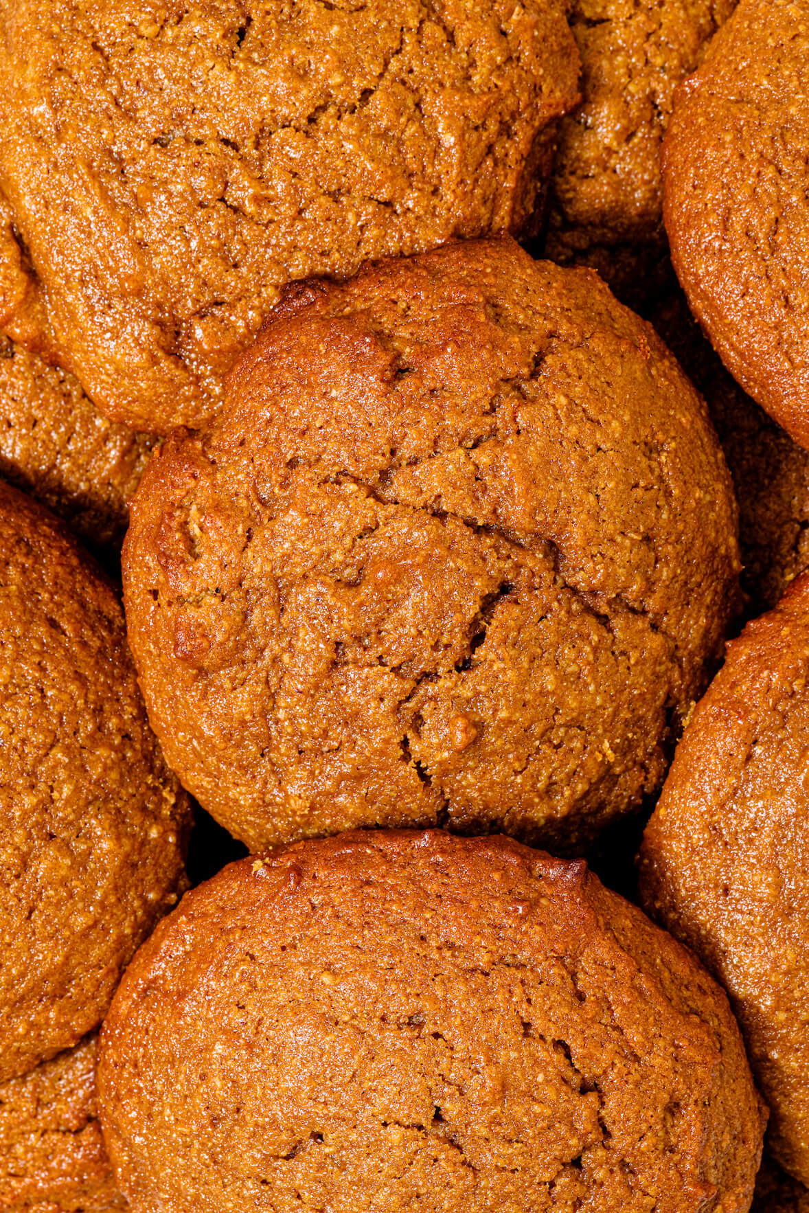 Banana molasses cookies