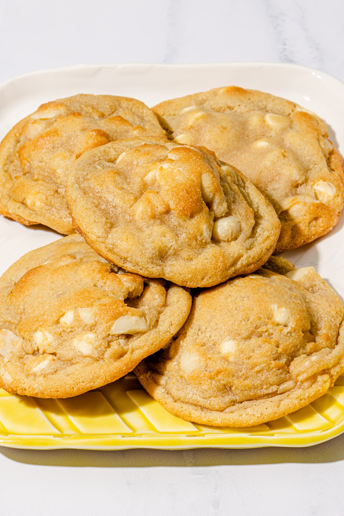 Recette de biscuits chocolat blanc et noix de macadam