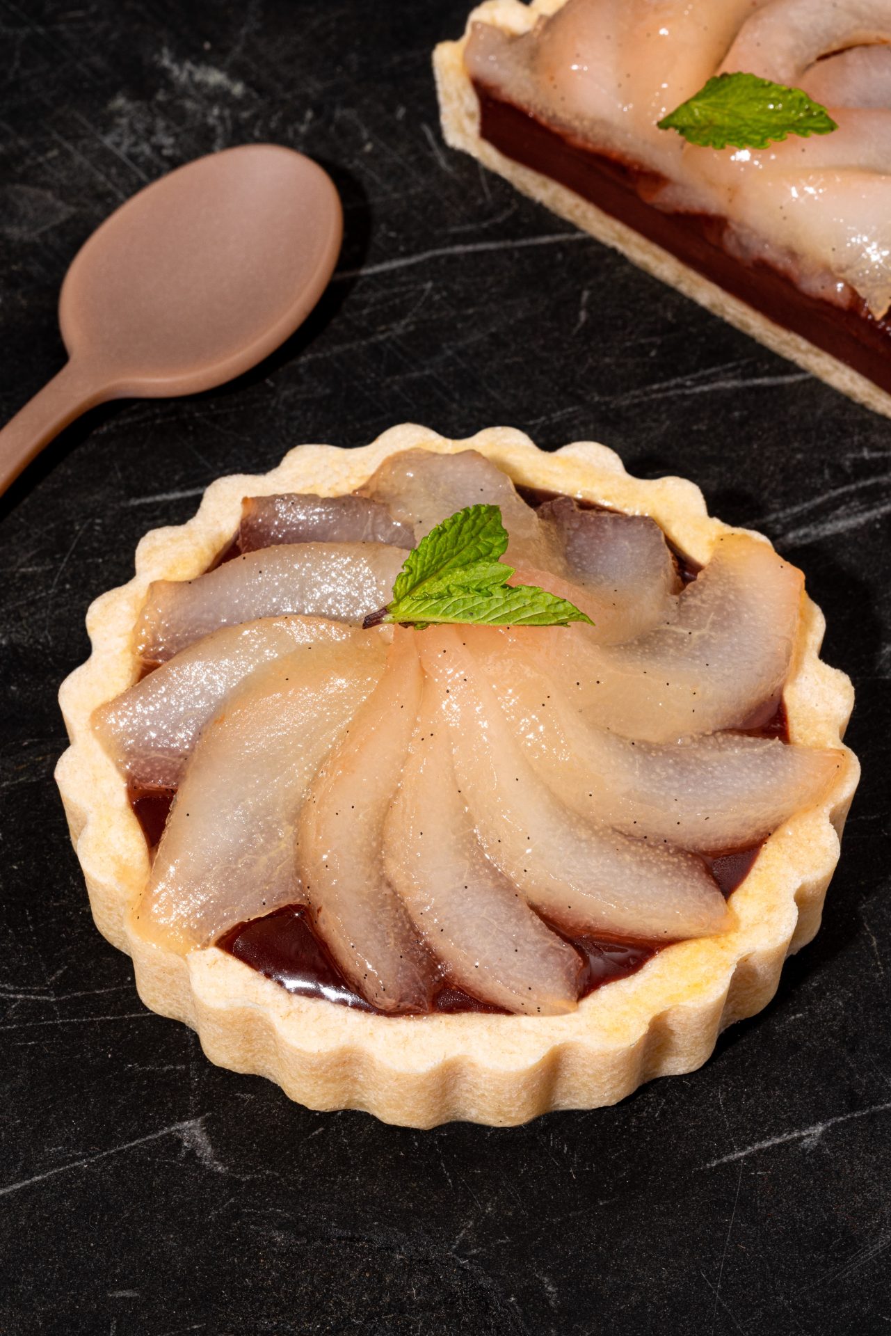 Tarte poire chocolat
