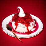 Pavlova aux framboises
