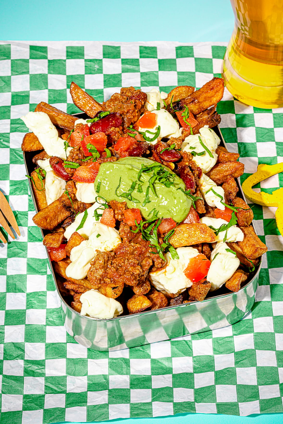Recette de poutine mexicaine tex-mex au chili