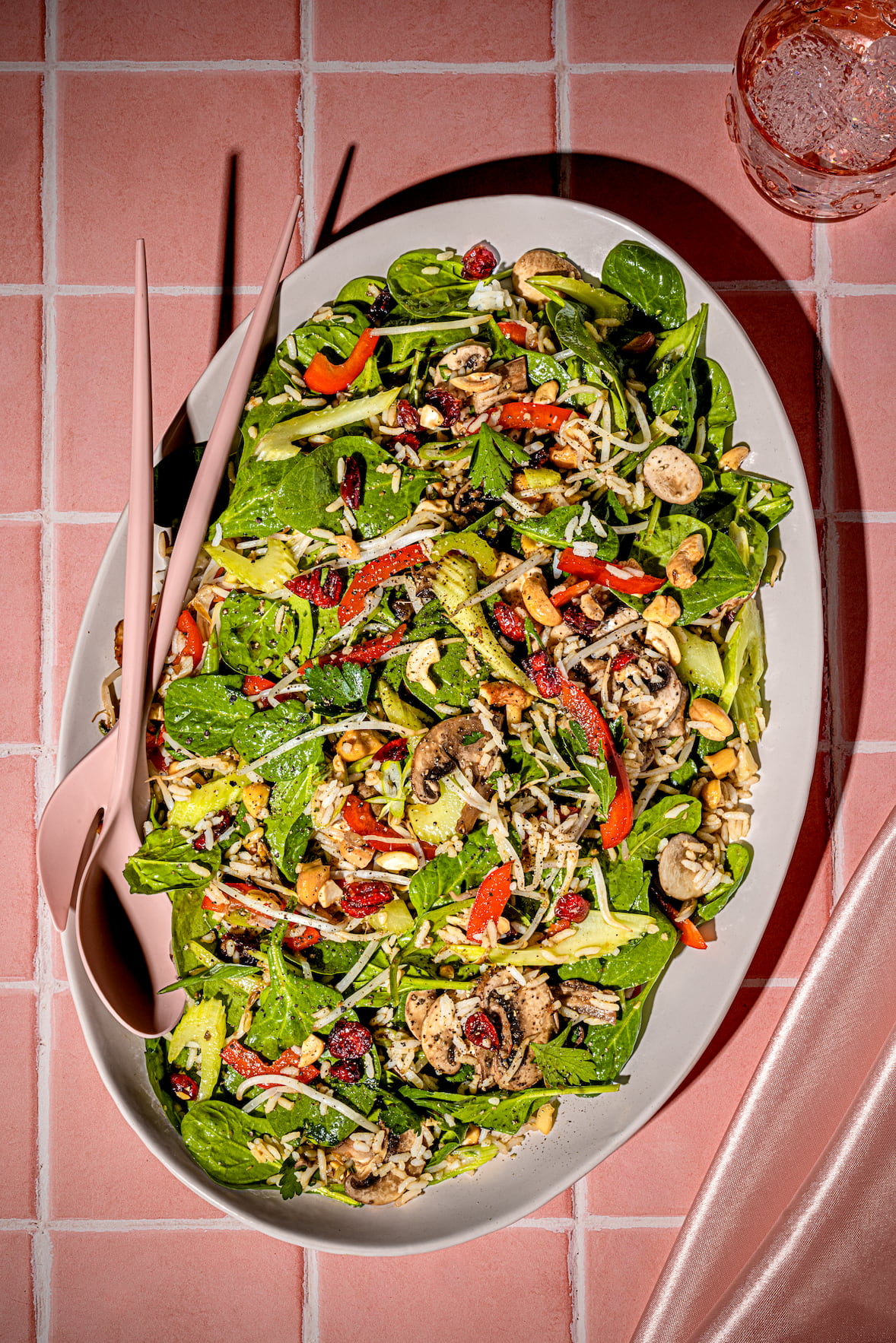 Salade d'amour avec fèves germées