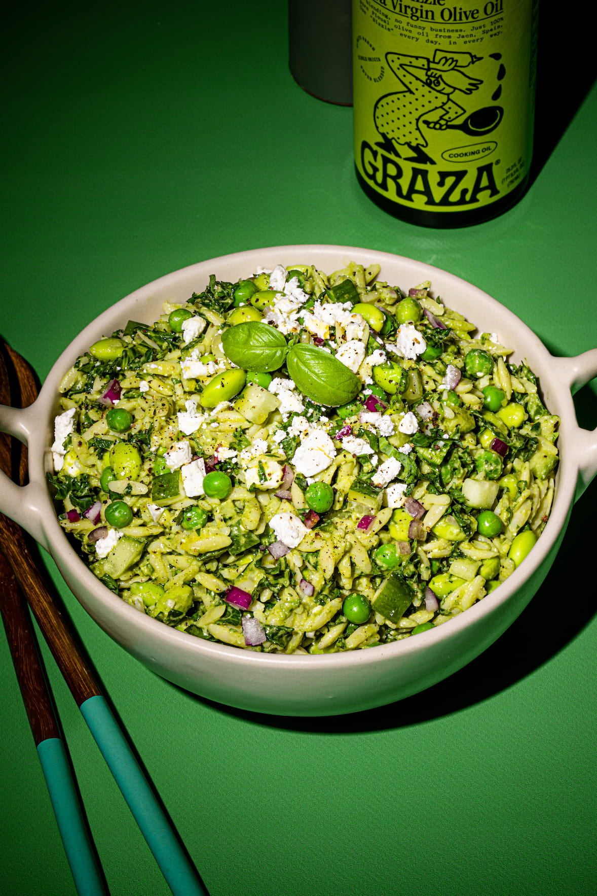 Recette de salade d'orzo crémeuse