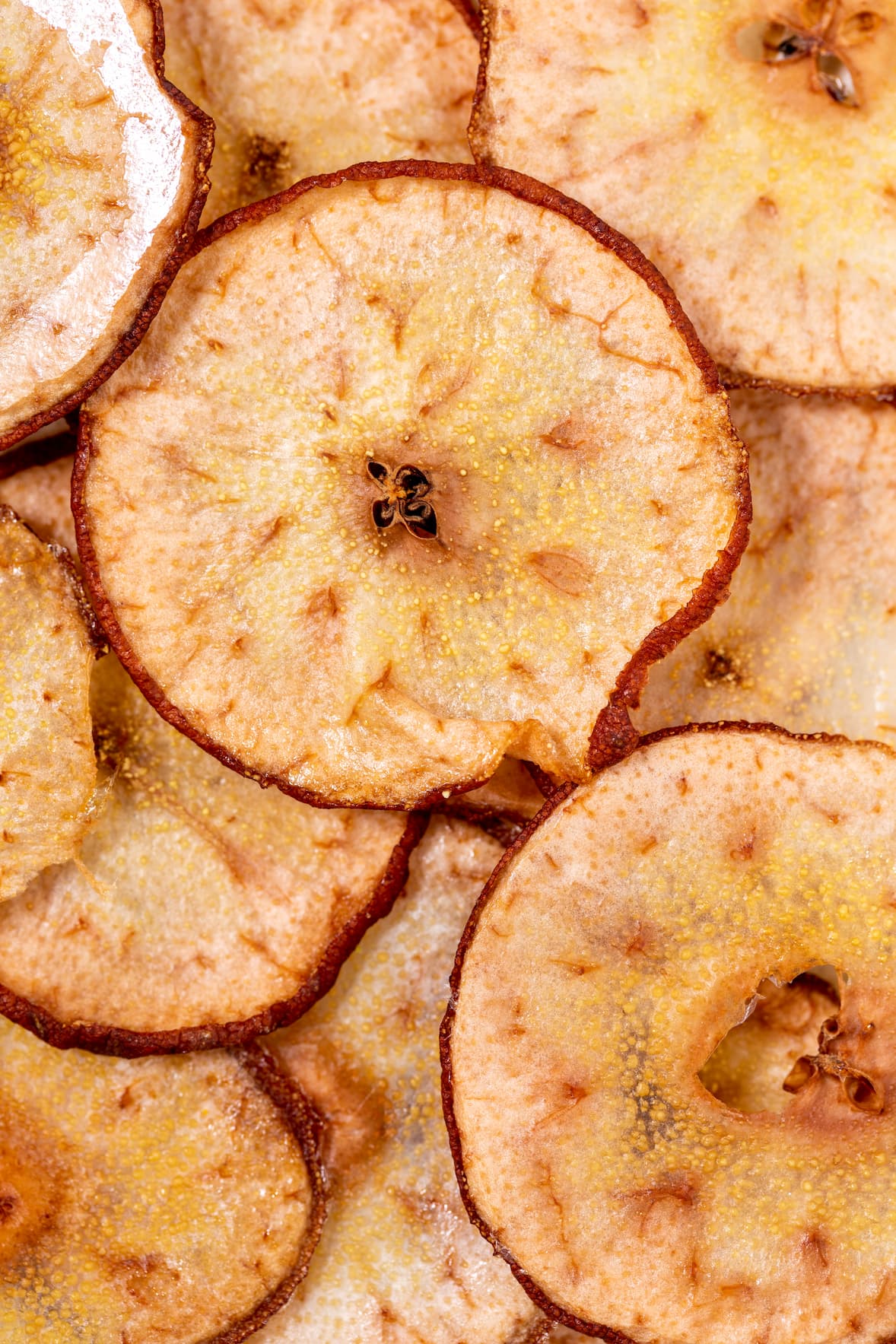 Chips de pommes déshydratées