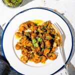 Crevettes chimichurri