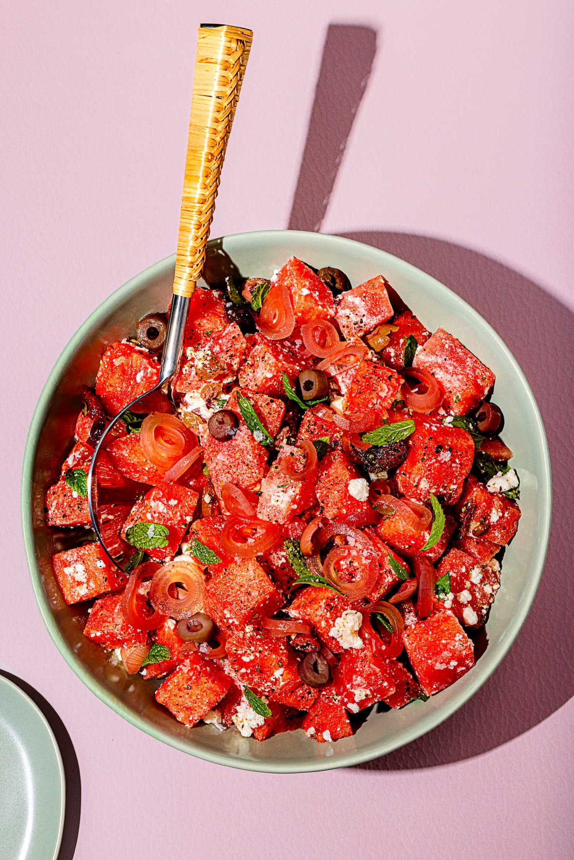 Salade melon d'eau féta