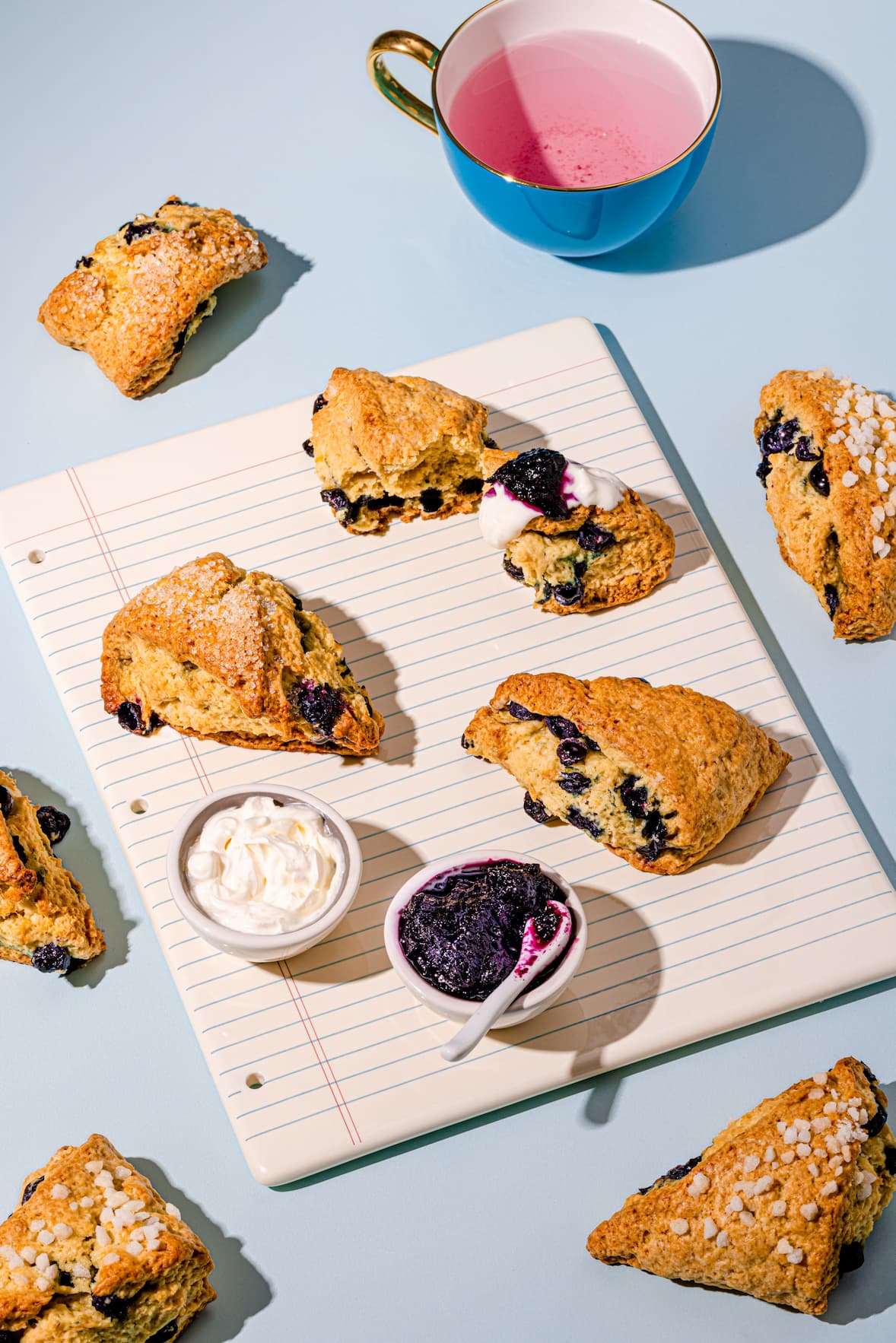 Scones aux bleuets