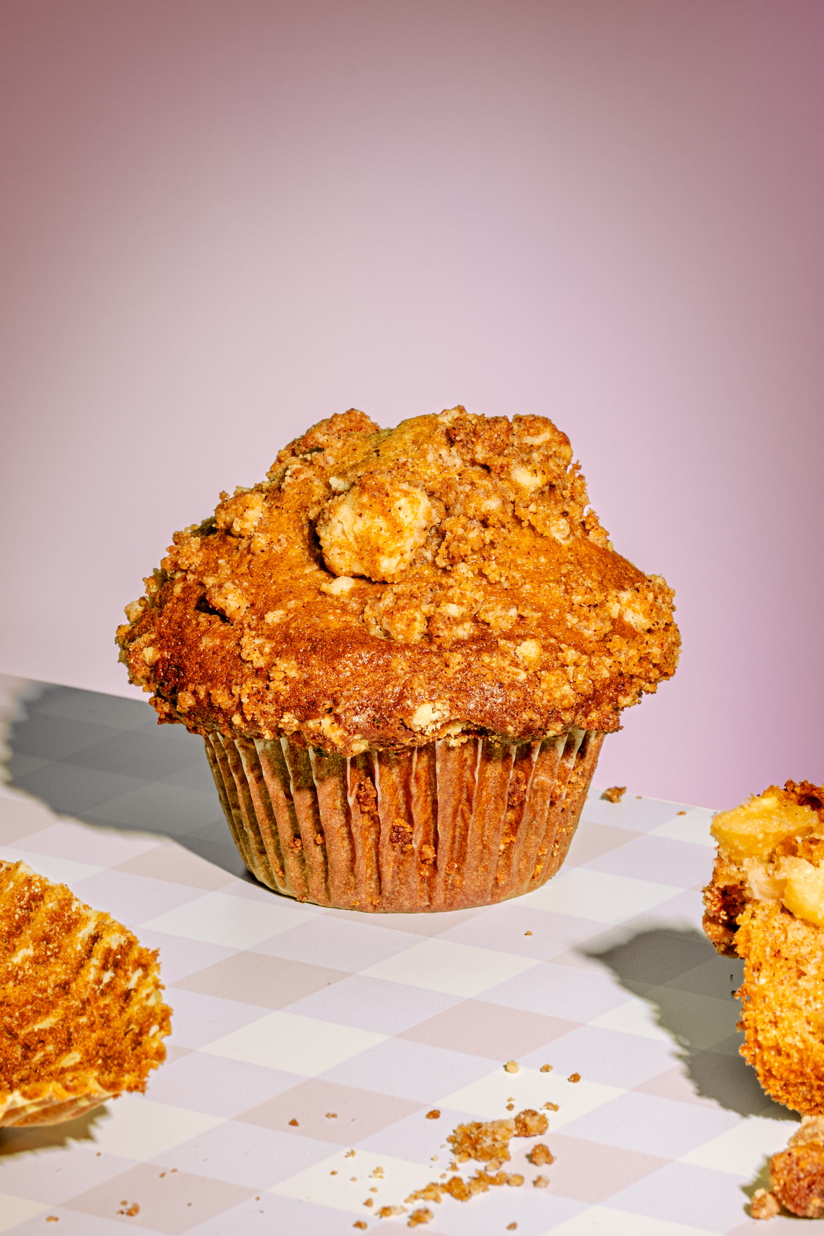 Muffins croustillants aux pommes