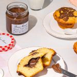 Muffins à la tartinade de noisettes et cacao