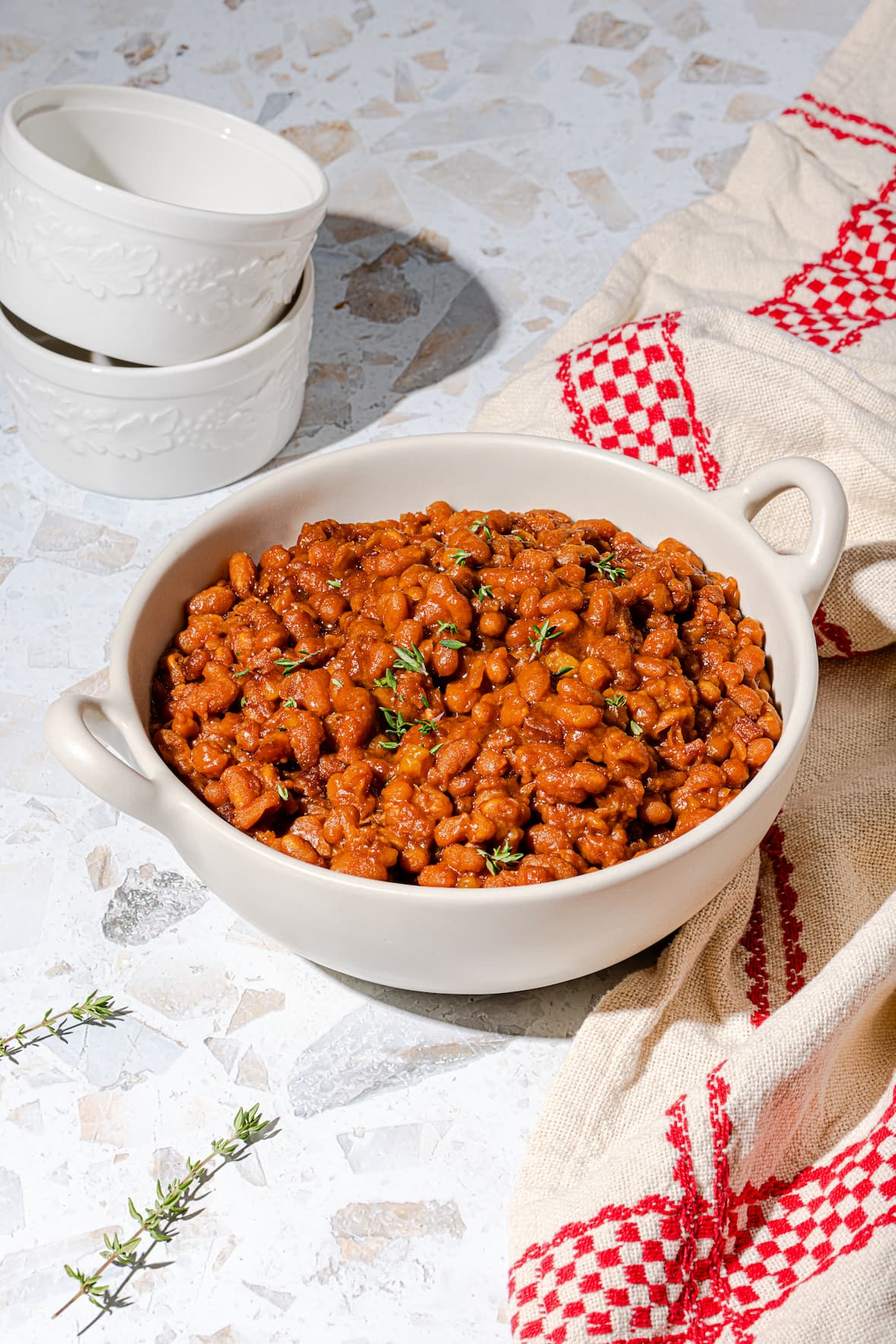 Fèves au lard traditionelles