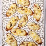 Croûtons poireaux et bacon