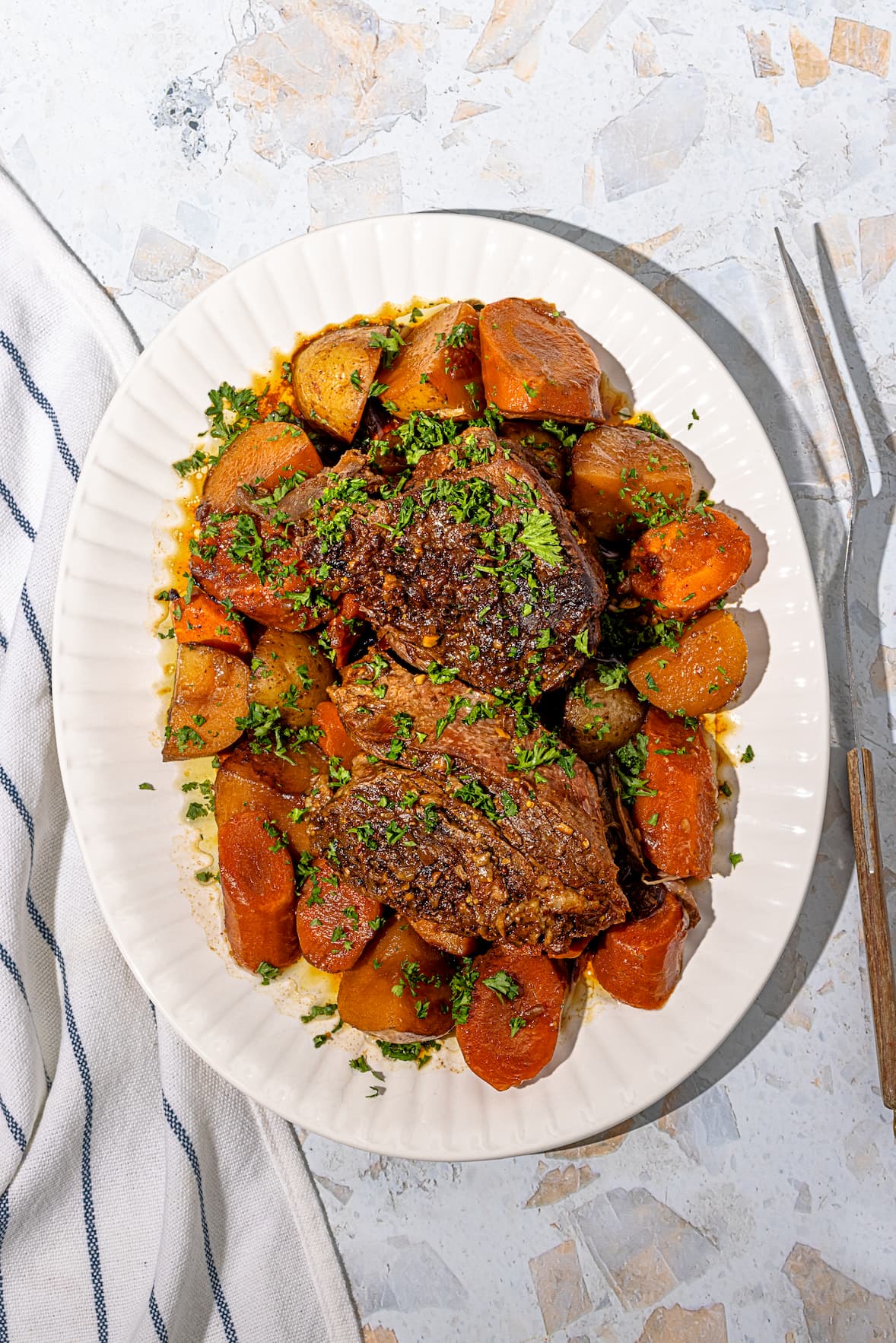 Recette de rôti de palette à la mijoteuse
