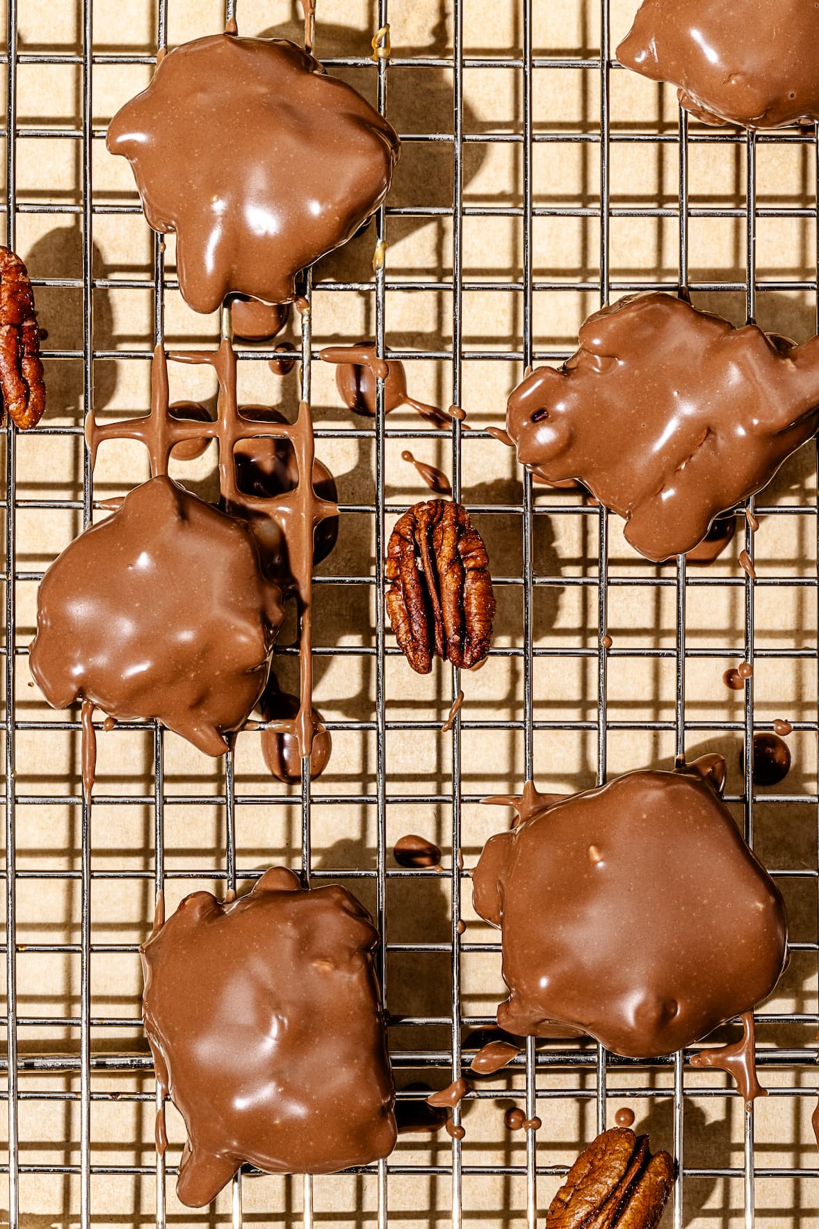 Recette de turtles maison au chocolat et au caramel