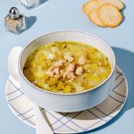 Soupe aux poireaux et pommes de terre