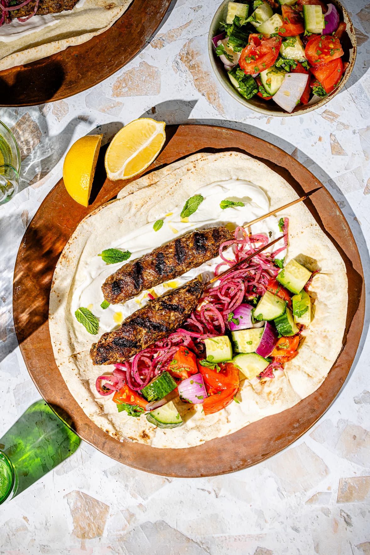 Kefta boeuf en brochette