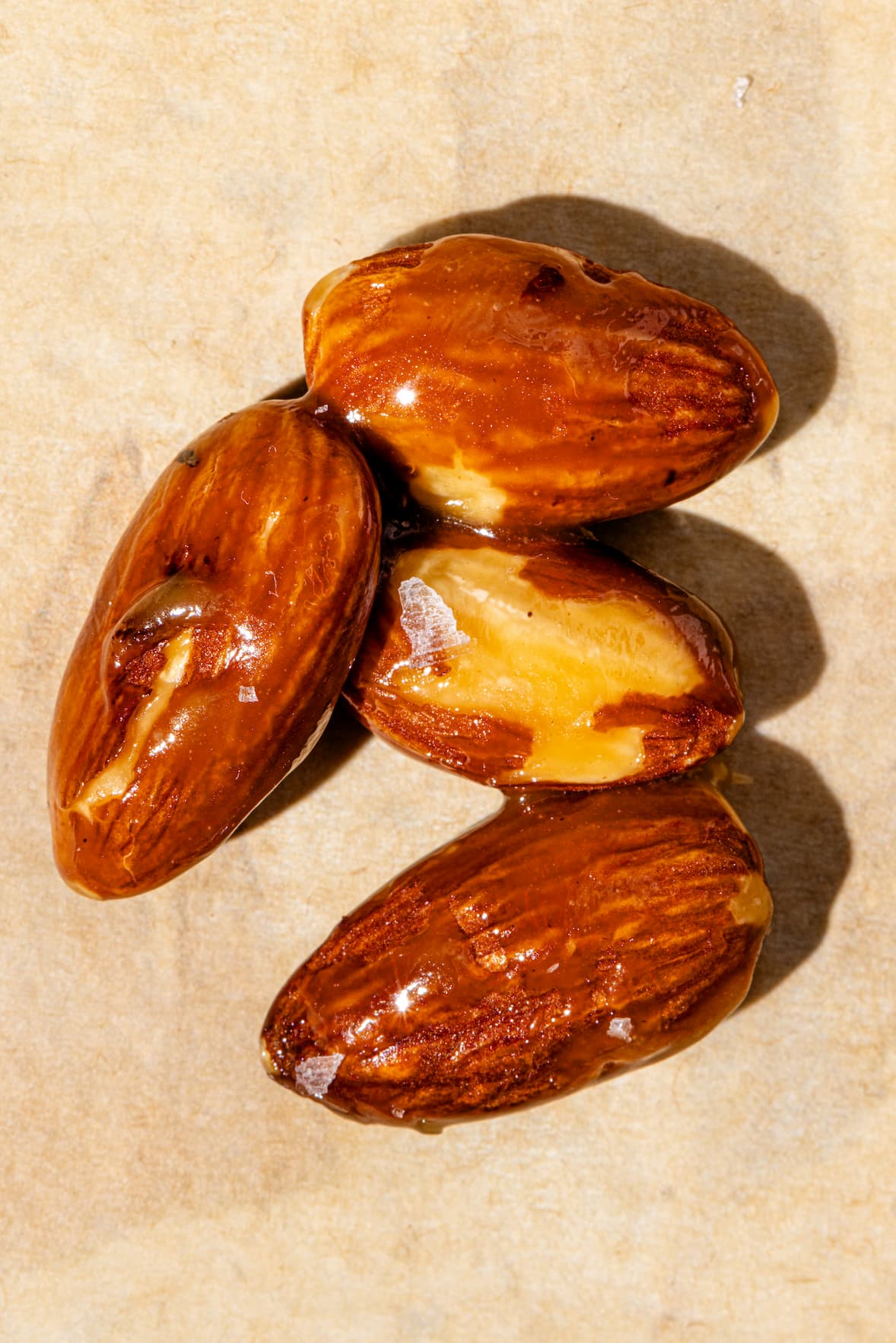 Recette amandes caramélisées