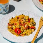 Salade de riz froide à l’indienne