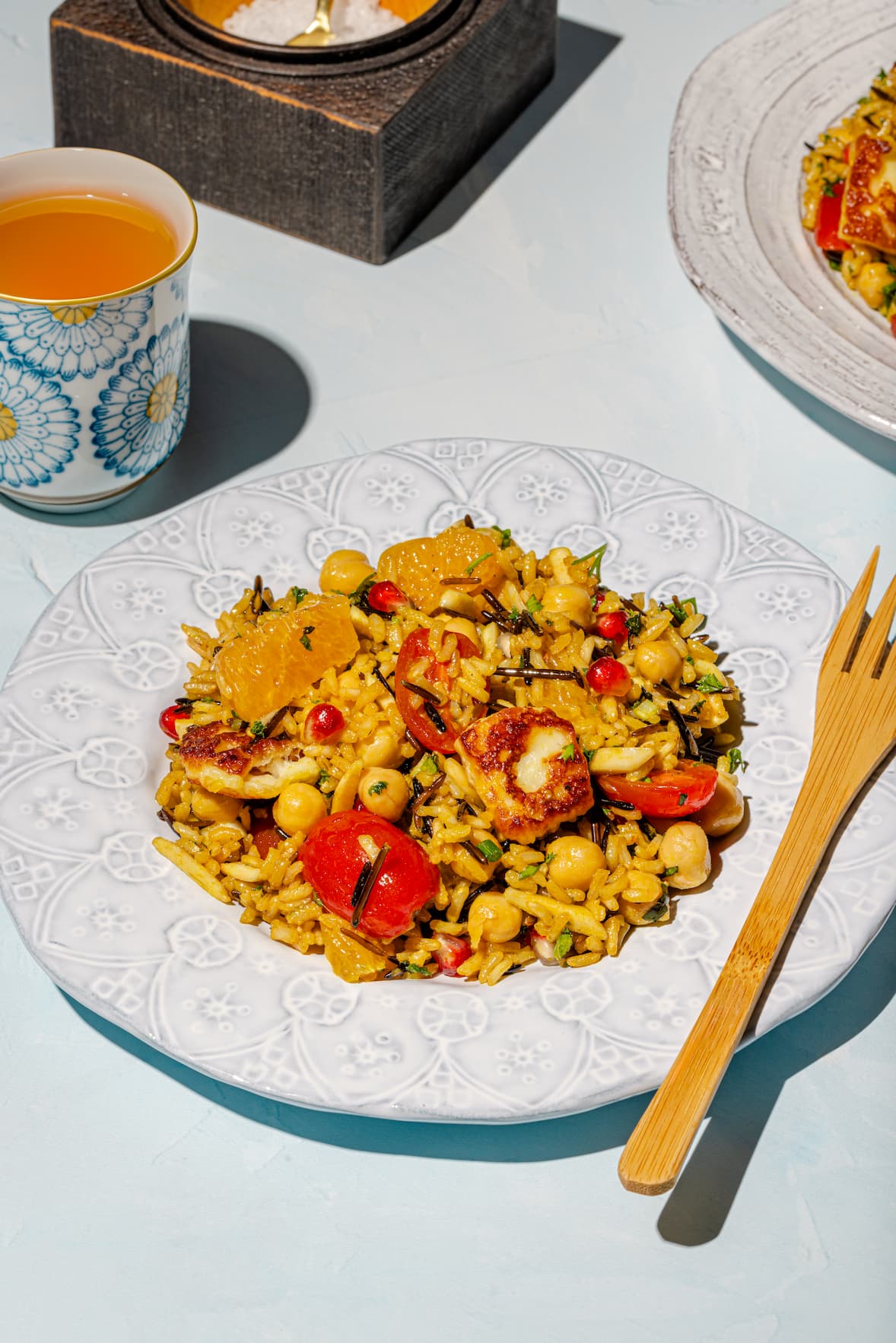 Salade de riz à l'indienne