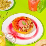 Pamplemousse à la crème brûlée et au curd