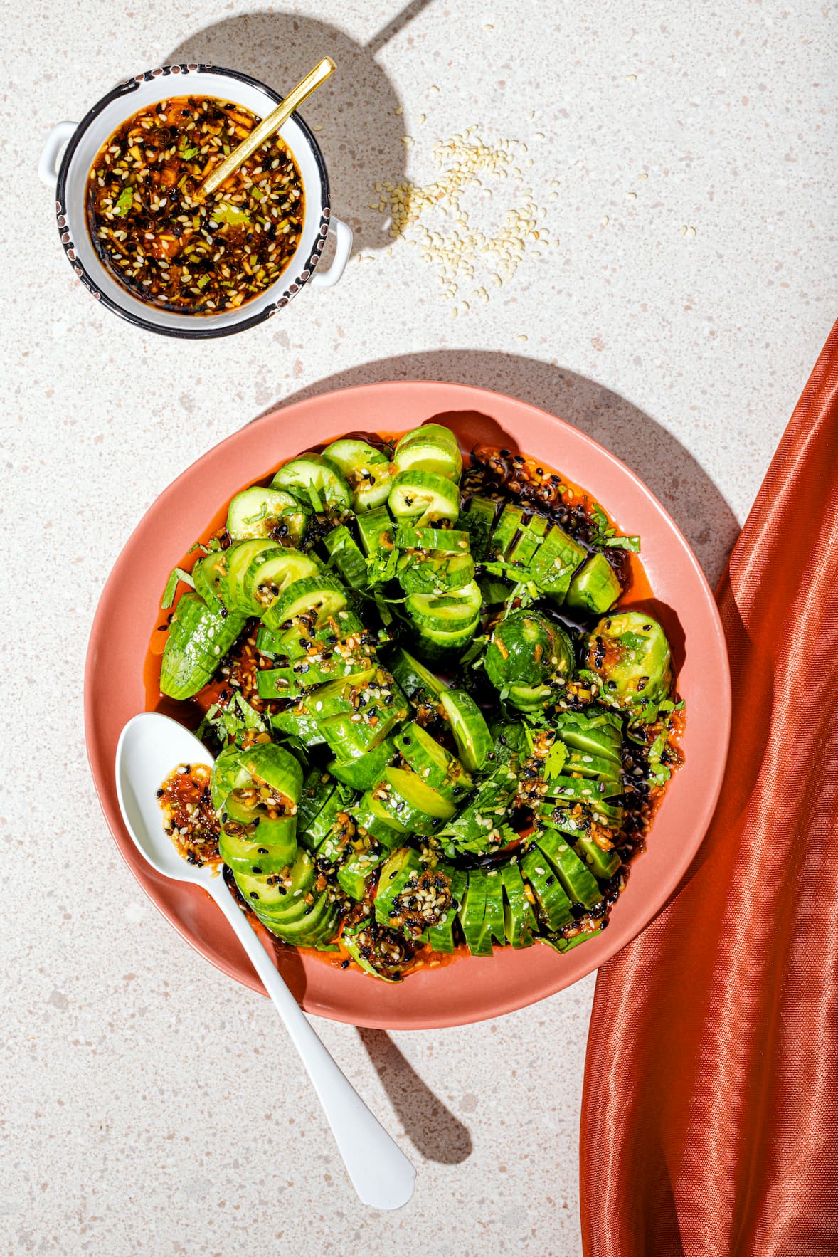 Salade de concombres asiatique