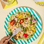 Salade d’orzo facile aux crevettes