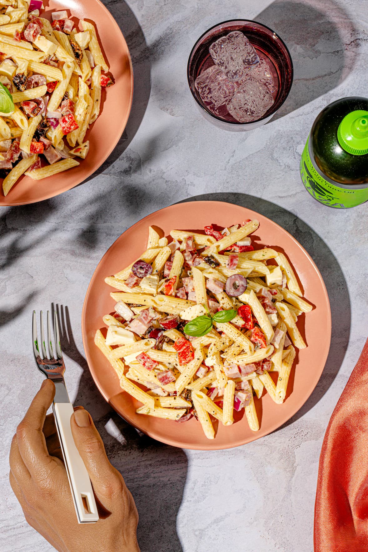 La meilleure salade de pâtes avec jambon