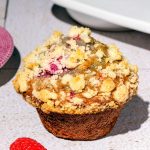 Muffin aux framboises et yogourt