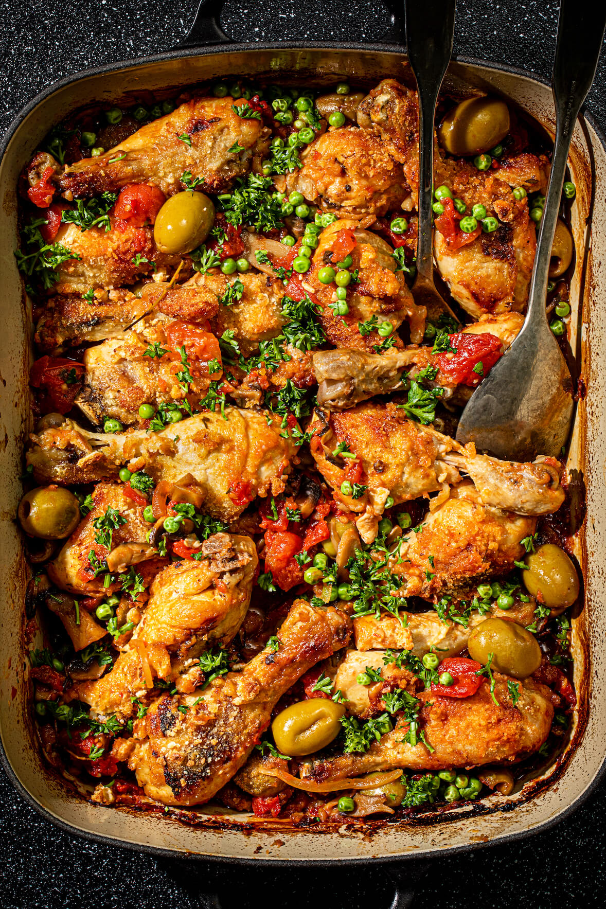Pilons de poulet cacciatore