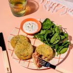 Croquettes de jambon et de pommes de terre au four