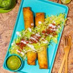 Flautas au poulet et au fromage
