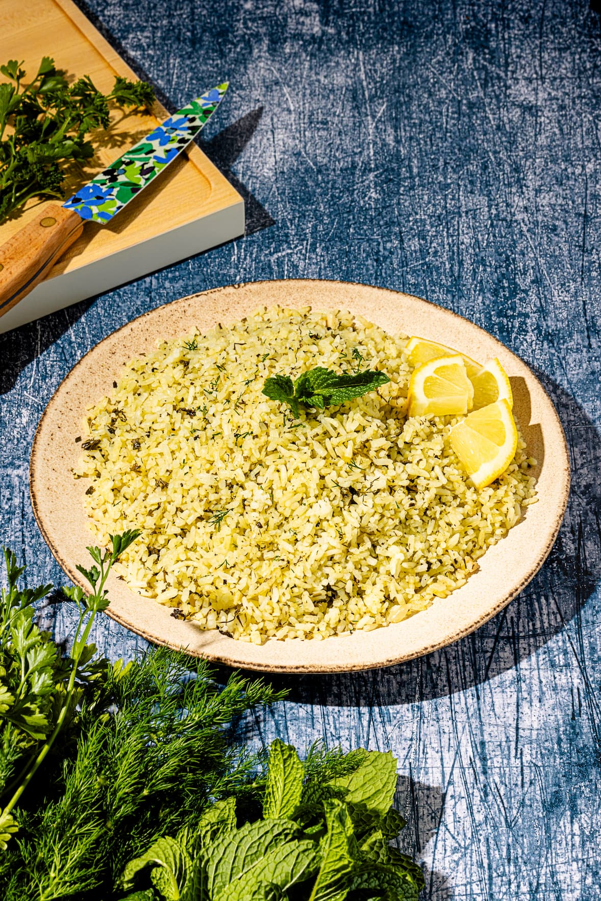 Riz aux fines herbes fraîches