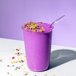 Smoothie mauve aux baies