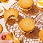 Biscuits sandwichs à saveur de pommes