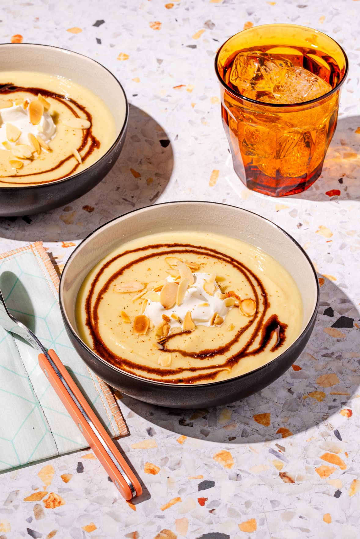 Velouté d'oignons caramélisés