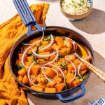 Cari à la courge butternut et au poulet