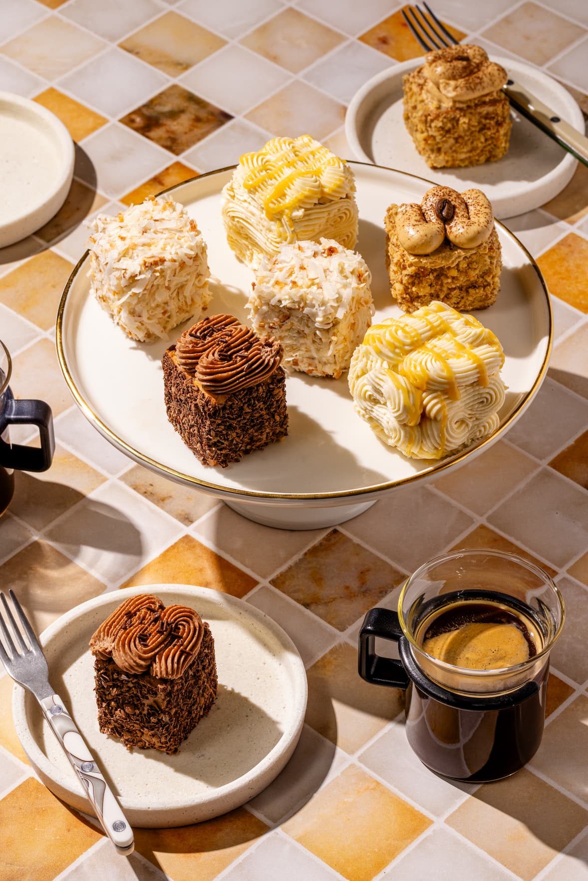 Petits gâteaux moka