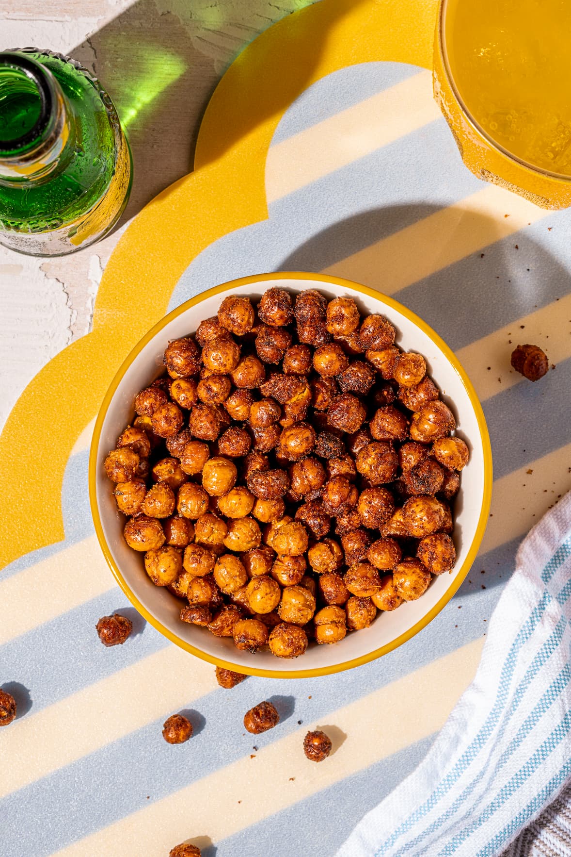 Pois chiches rôtis au air fryer