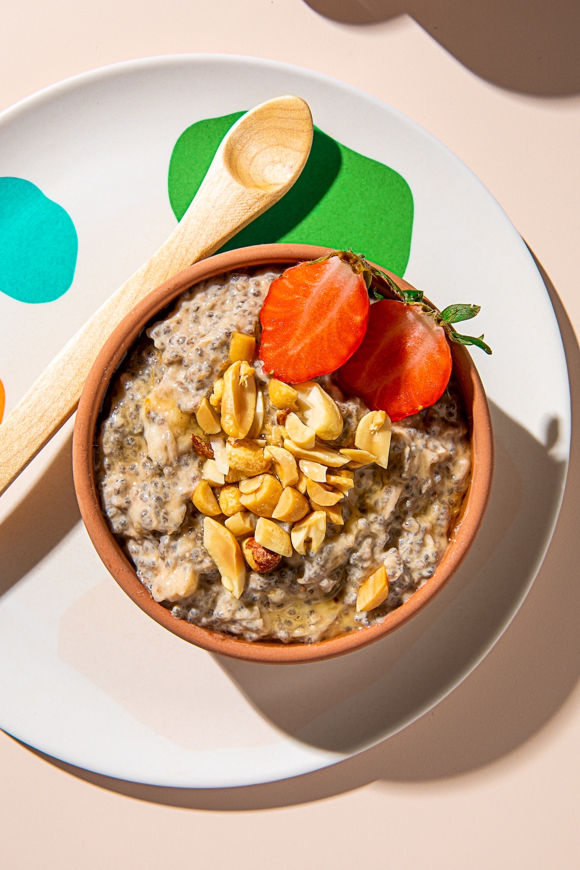Pouding de chia beurre d'arachide et banane