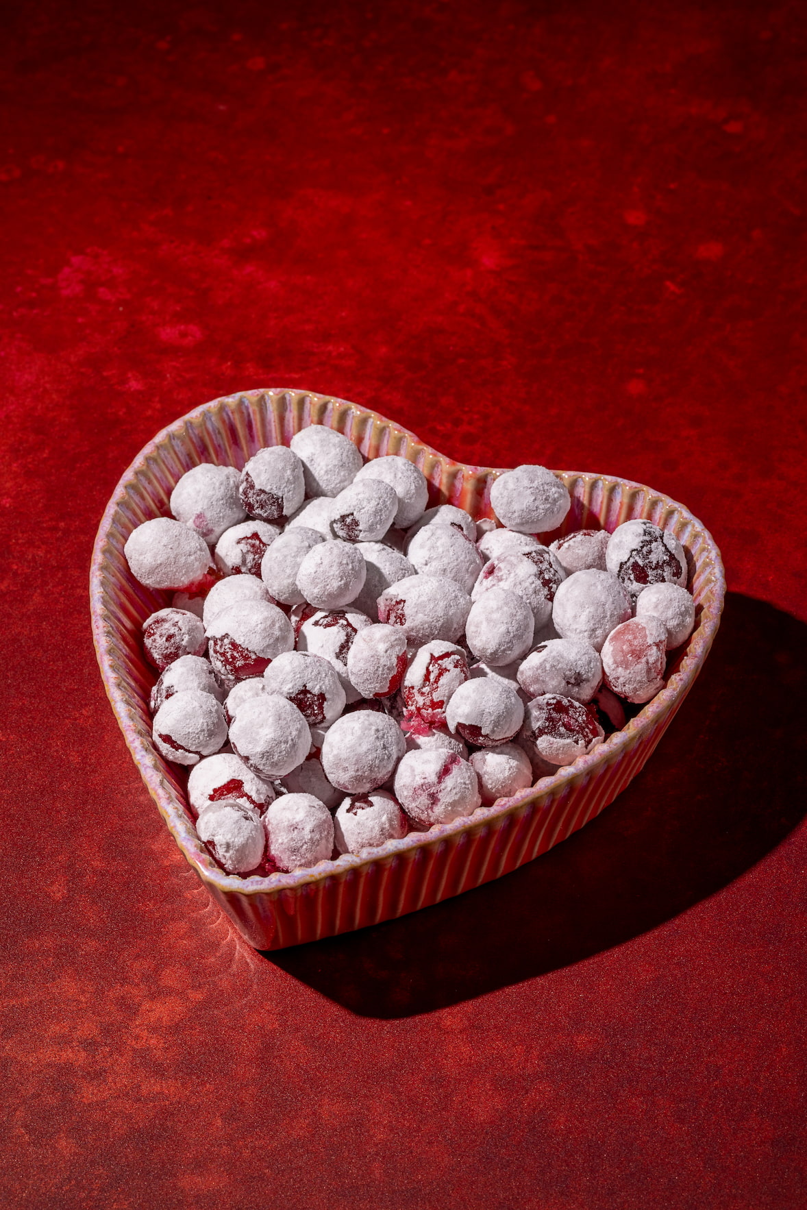 Bonbons canneberges et sucre en poudre comme la recette virale TikTok