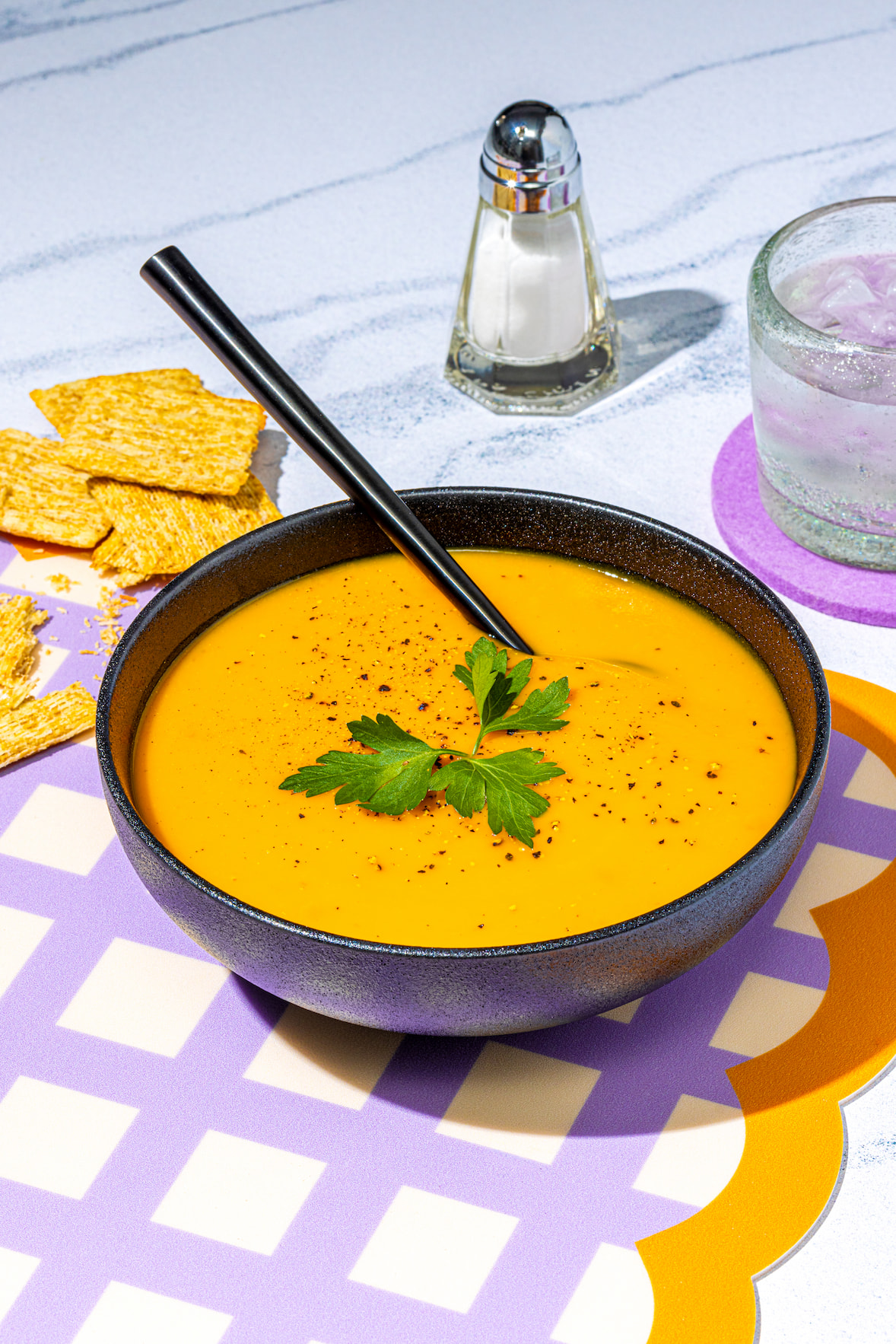 Recette de potage carottes et gingembre