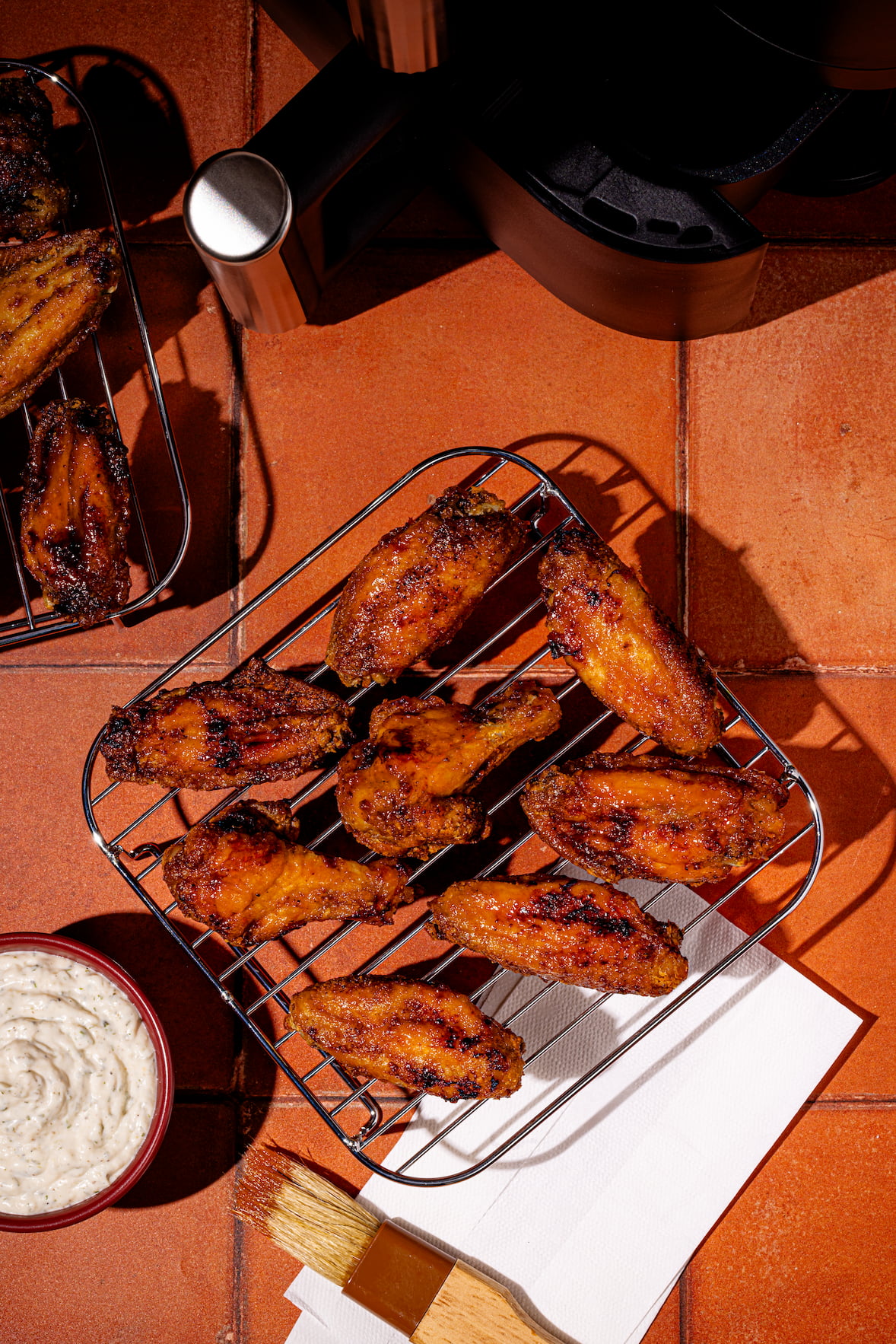 Ailes de poulet au air fryer (friteuse à air chaud)