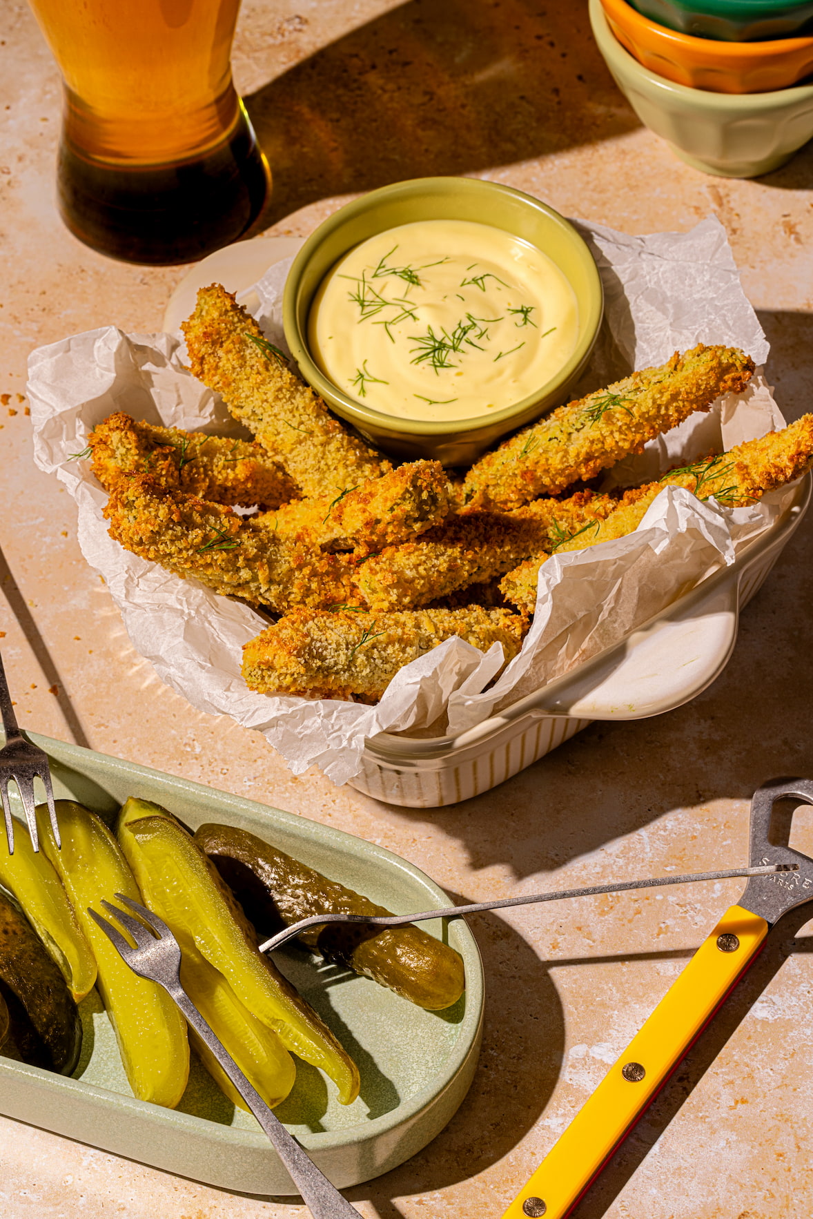 Cornichons frits