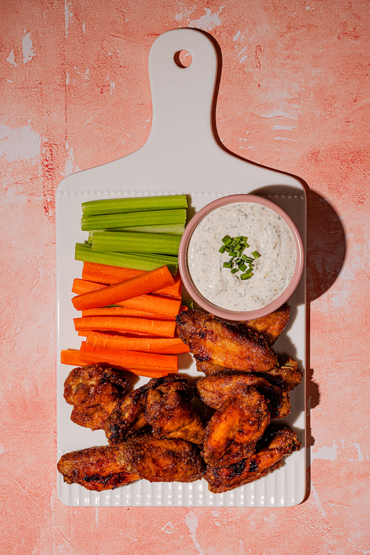 Trempette pour ailes de poulet à la crème sure