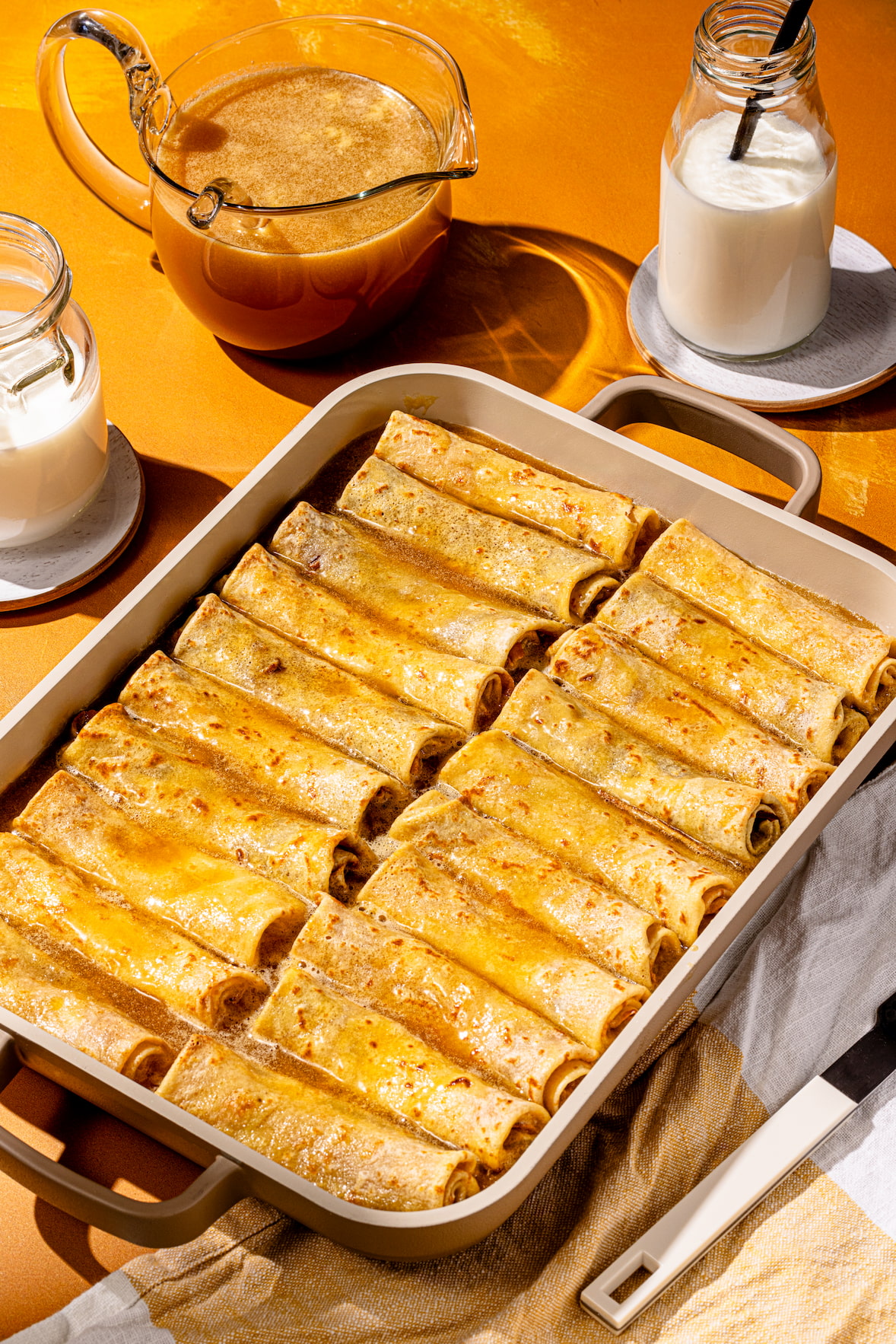 Crêpes au beurre d'érable