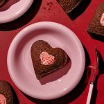 Cupcakes en forme de coeur de la Saint-Valentin