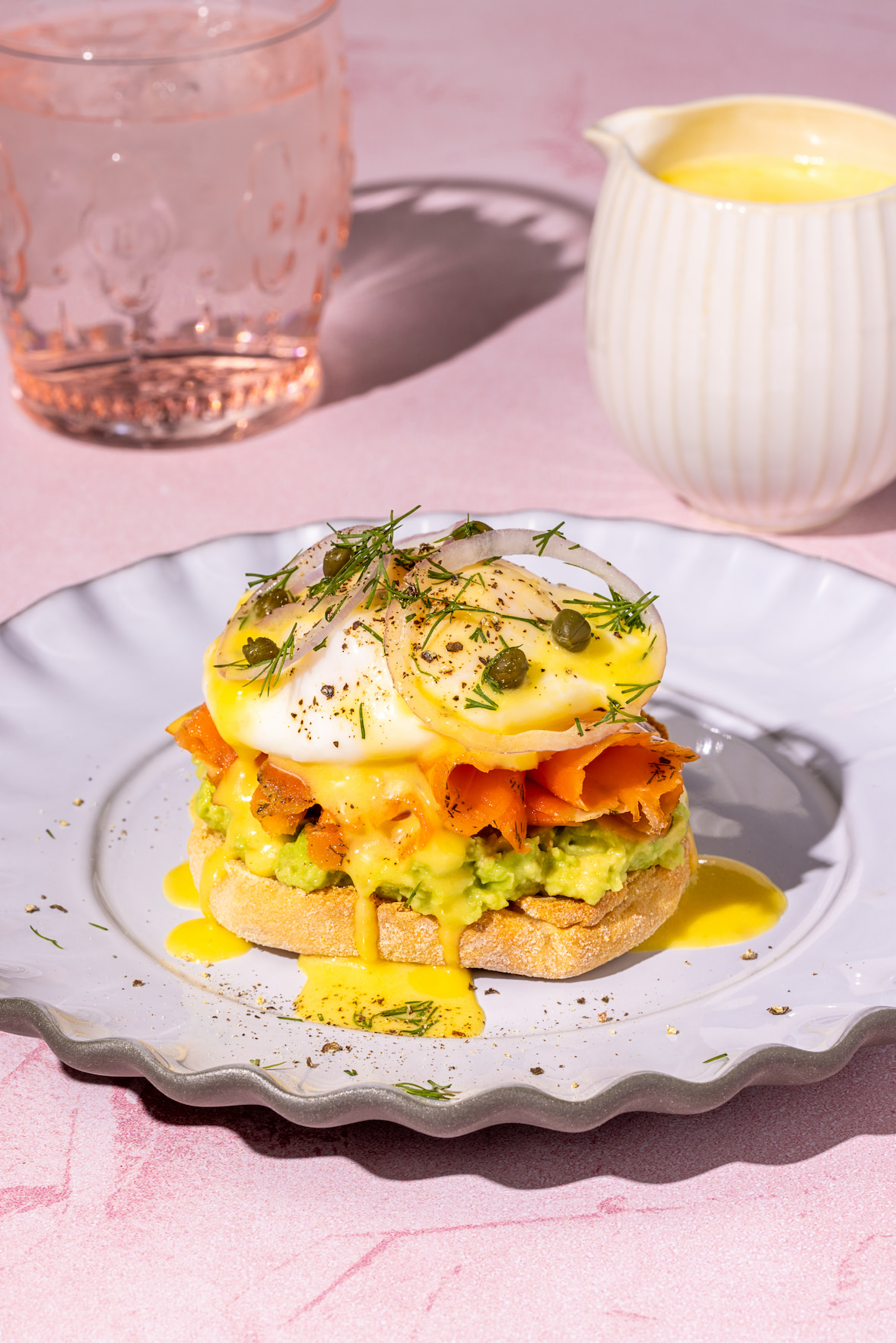 Oeuf bénédictine au saumon fumé
