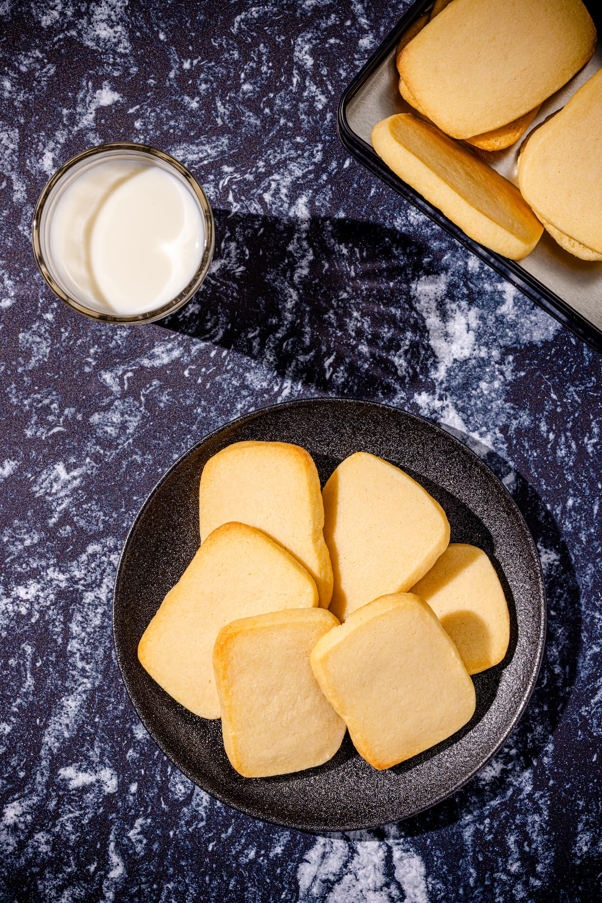 Biscuits sablés au beurre à la vanille