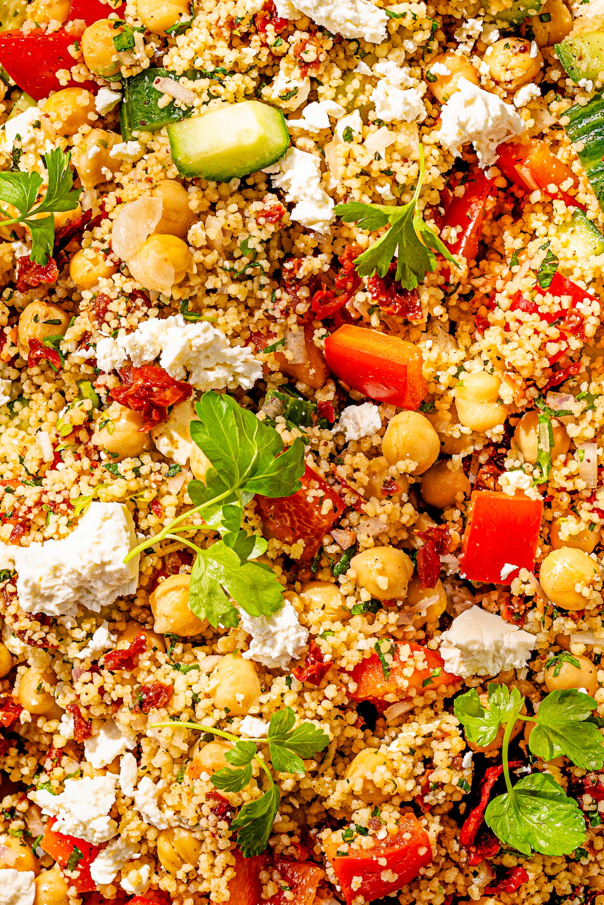 Salade de couscous aux légumes